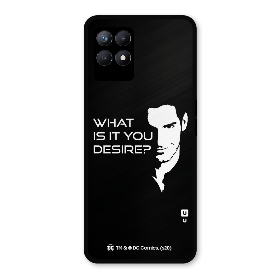 What Do You Desire Metal Back Case for Realme Narzo 50