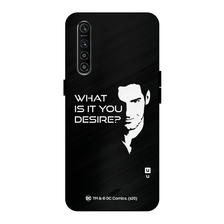 What Do You Desire Metal Back Case for Realme XT