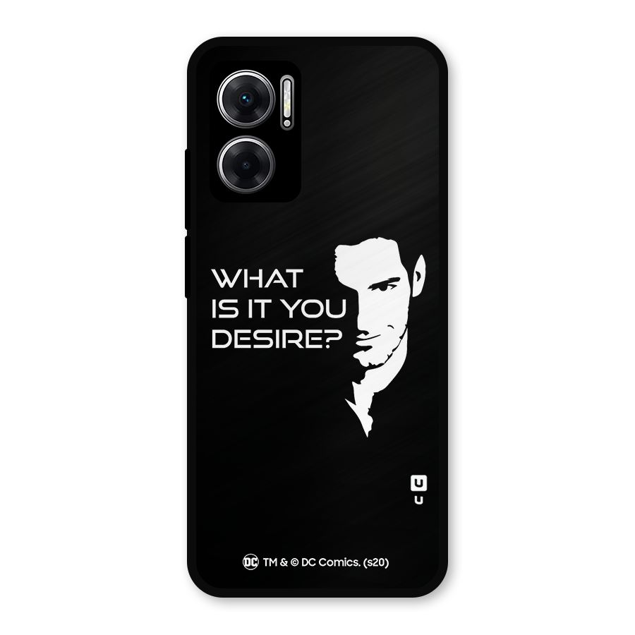 What Do You Desire Metal Back Case for Redmi 11 Prime 5G