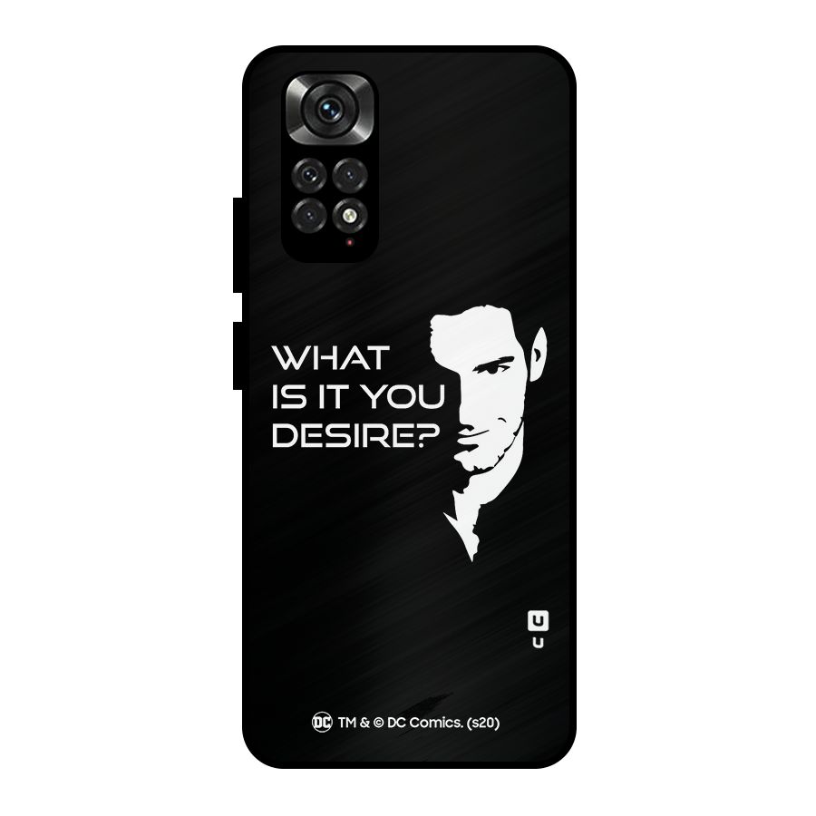 What Do You Desire Metal Back Case for Redmi Note 11 Pro Plus 5G