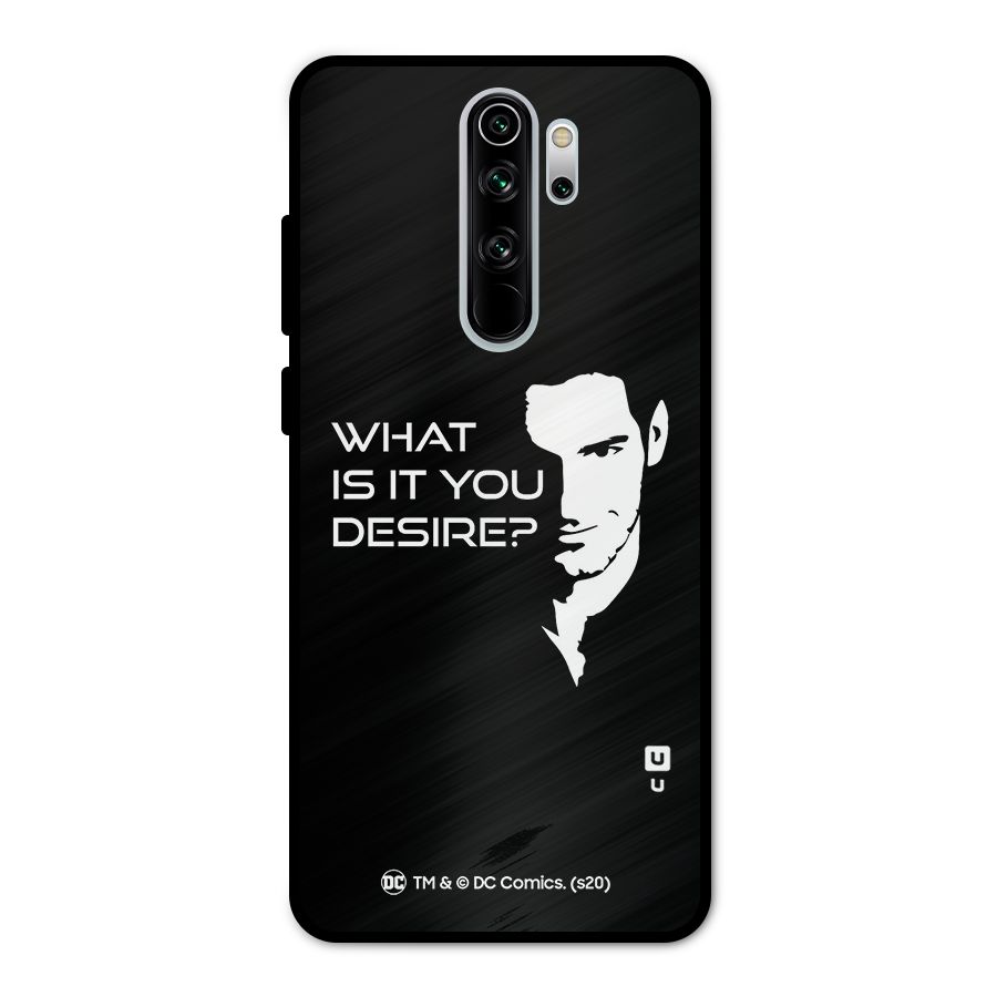 What Do You Desire Metal Back Case for Redmi Note 8 Pro