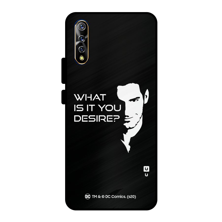 What Do You Desire Metal Back Case for Vivo S1