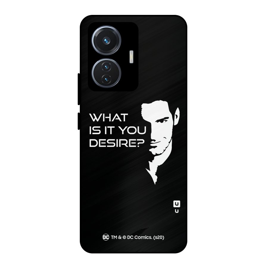 What Do You Desire Metal Back Case for Vivo T1 44W