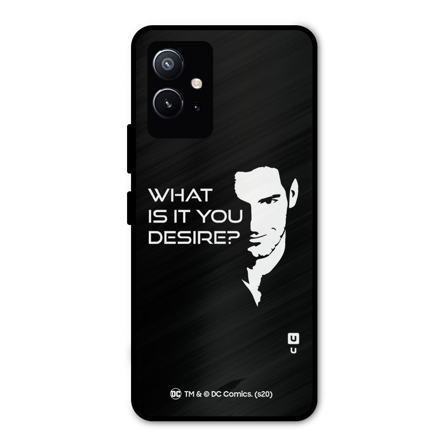What Do You Desire Metal Back Case for Vivo T1 5G