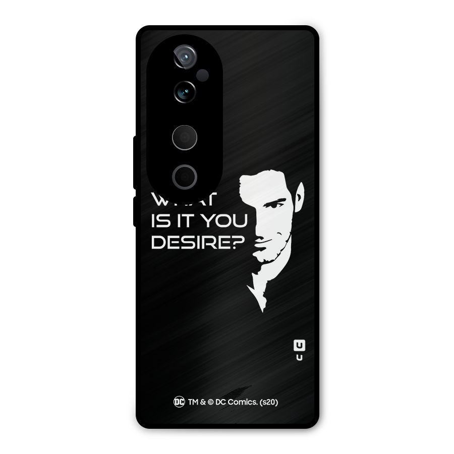 What Do You Desire Metal Back Case for Vivo T3 Ultra