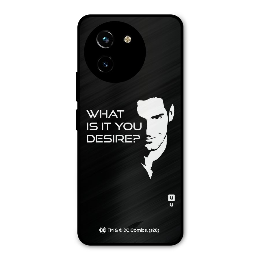 What Do You Desire Metal Back Case for Vivo T3x