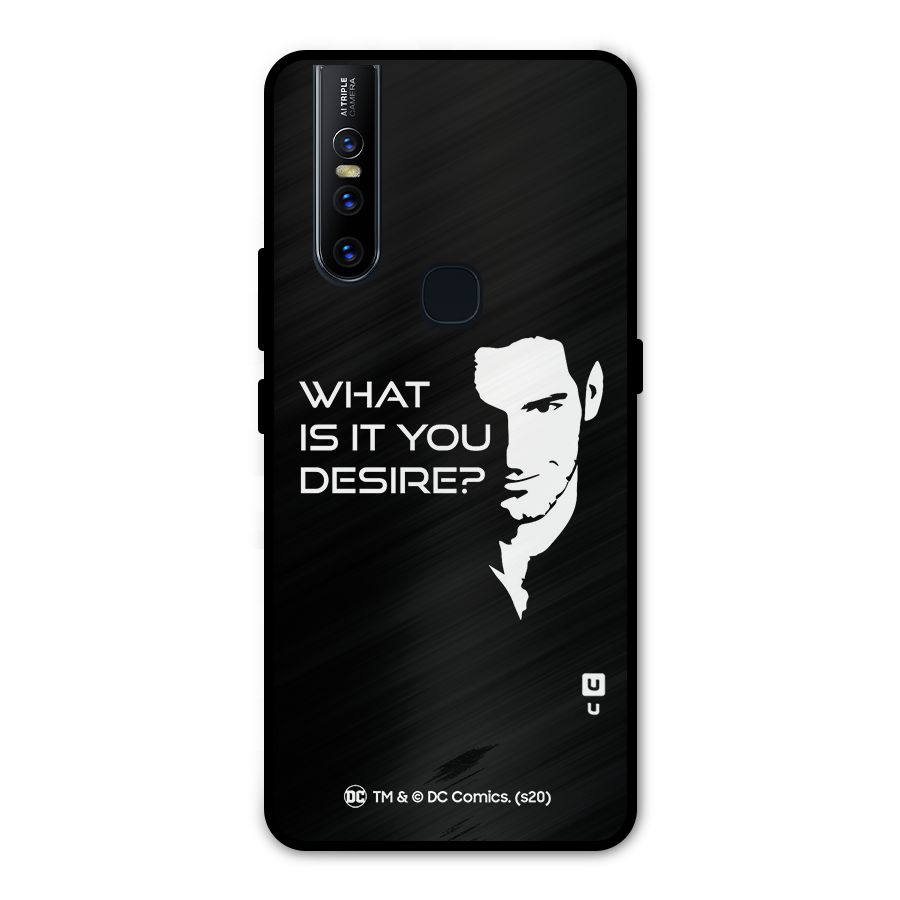 What Do You Desire Metal Back Case for Vivo V15