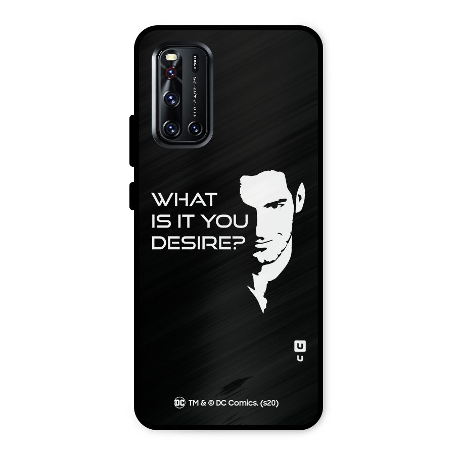 What Do You Desire Metal Back Case for Vivo V19