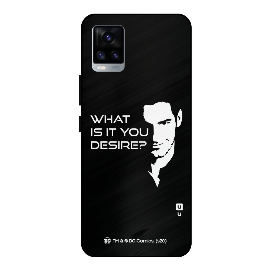 What Do You Desire Metal Back Case for Vivo V20 2021
