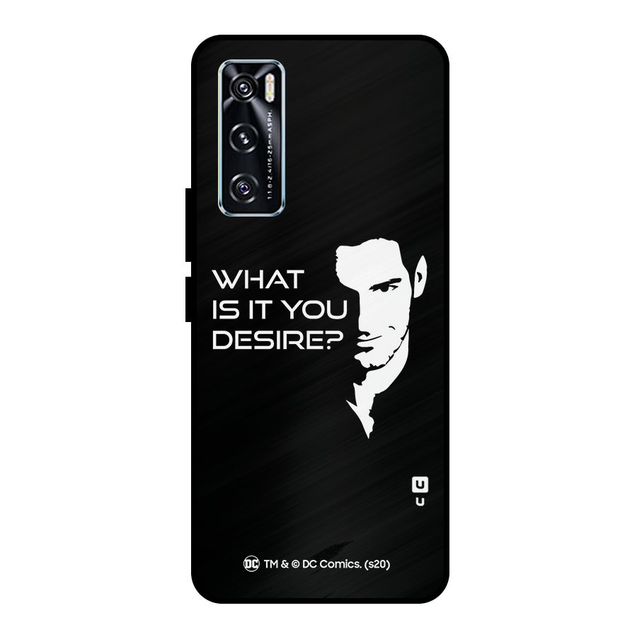 What Do You Desire Metal Back Case for Vivo V20 SE