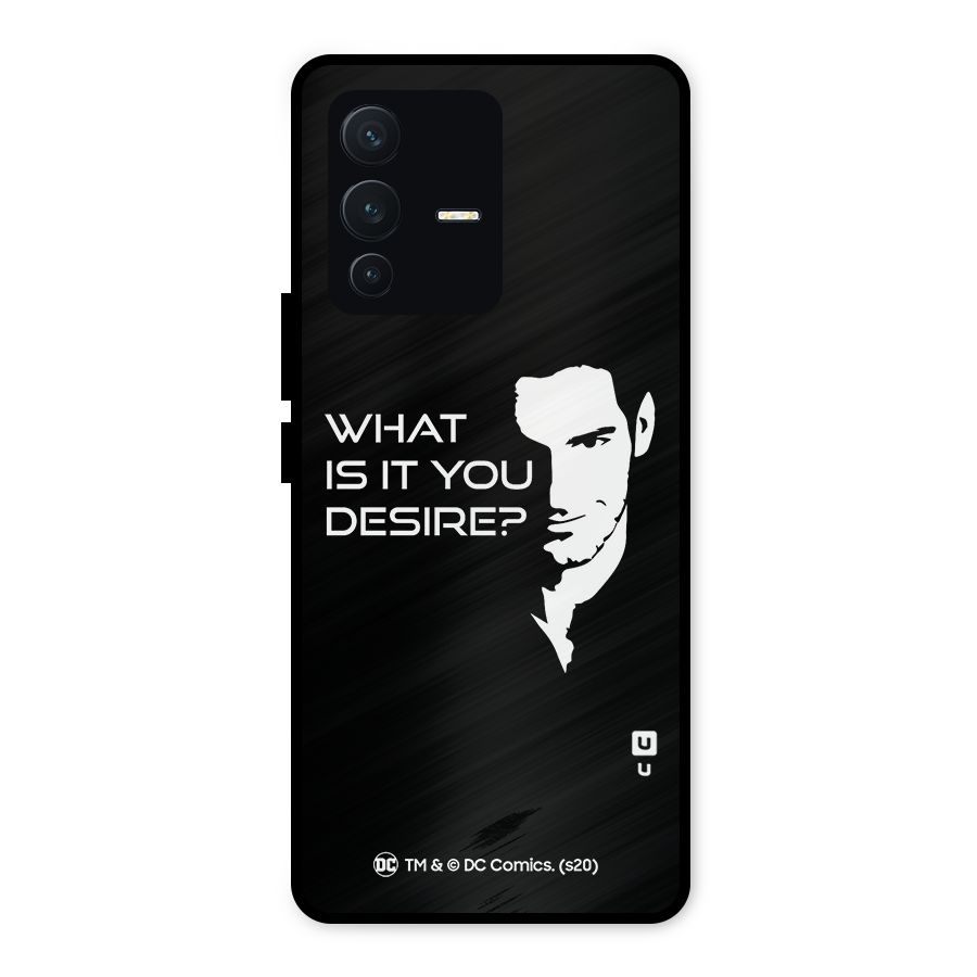 What Do You Desire Metal Back Case for Vivo V23 5G