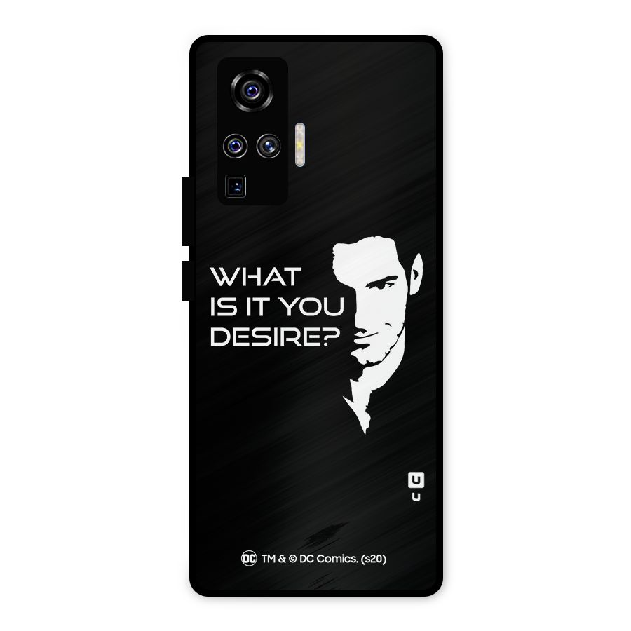 What Do You Desire Metal Back Case for Vivo X50 Pro