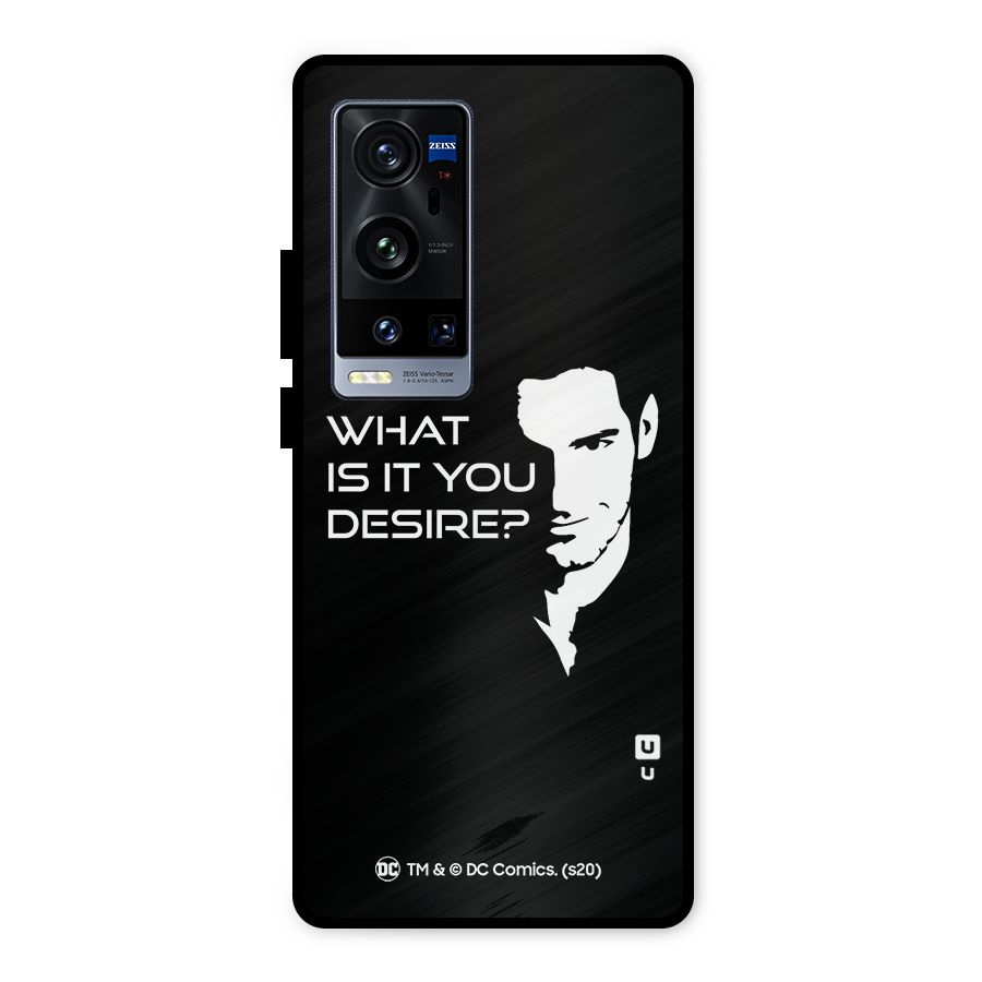 What Do You Desire Metal Back Case for Vivo X60 Pro Plus