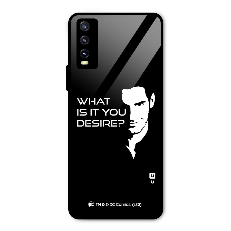 What Do You Desire Metal Back Case for Vivo Y20