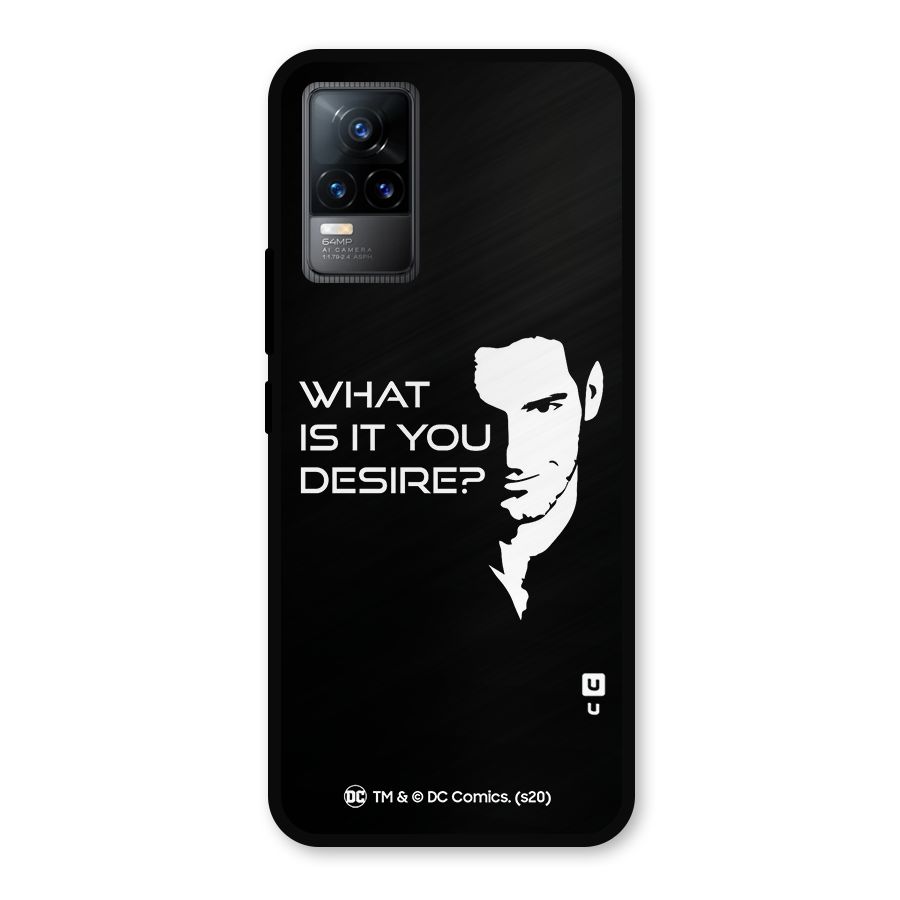 What Do You Desire Metal Back Case for Vivo Y73