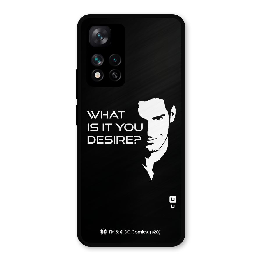 What Do You Desire Metal Back Case for Xiaomi 11i Hypercharge 5G