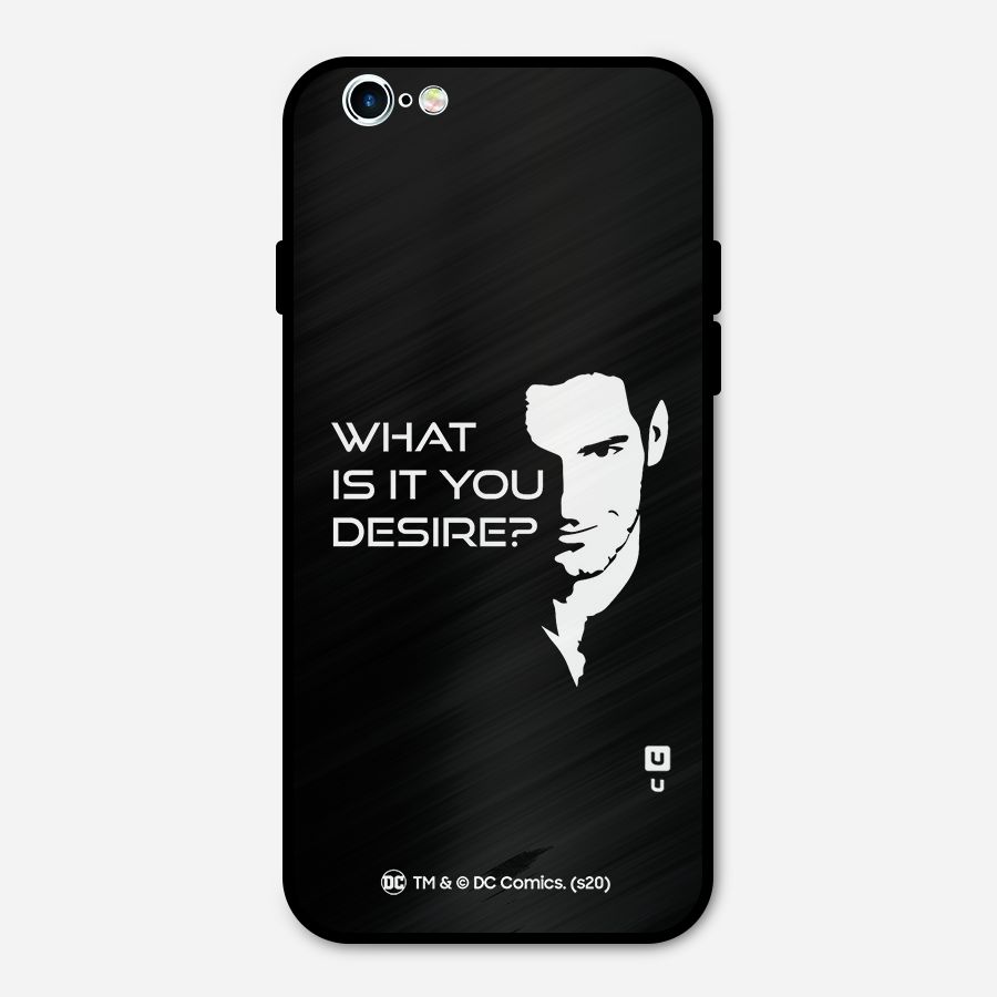 What Do You Desire Metal Back Case for iPhone 6 6s
