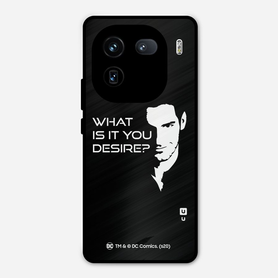 What Do You Desire Metal Back Case for iQOO 12
