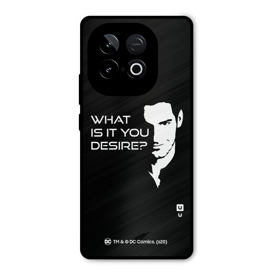 What Do You Desire Metal Back Case for iQOO Neo 10