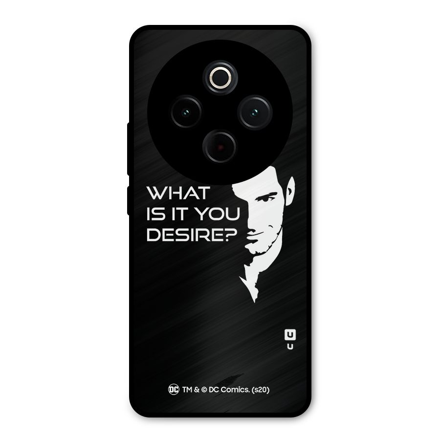 What Do You Desire Metal Back Case for iQOO Z10
