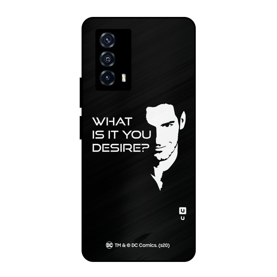 What Do You Desire Metal Back Case for iQOO Z5