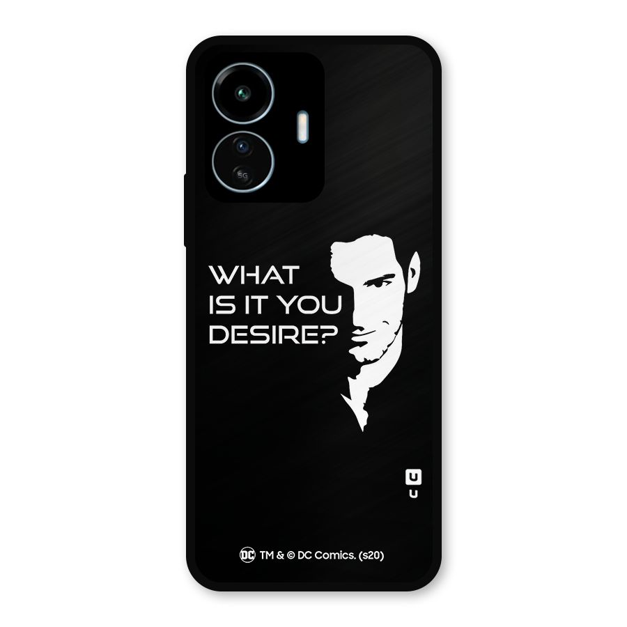 What Do You Desire Metal Back Case for vivo iQOO Z6 Lite 5G