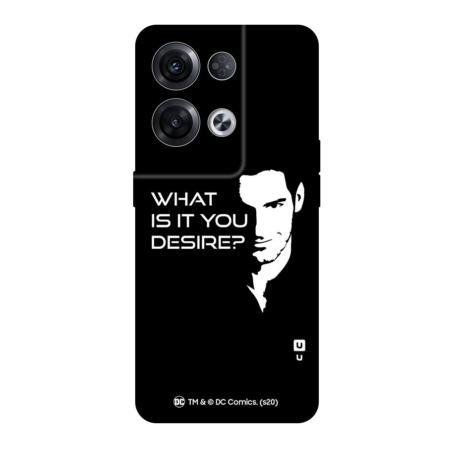 What Do You Desire Original Polycarbonate Back Case for Oppo Reno8 Pro 5G