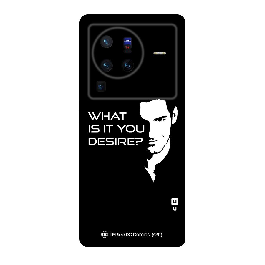 What Do You Desire Original Polycarbonate Back Case for Vivo X80