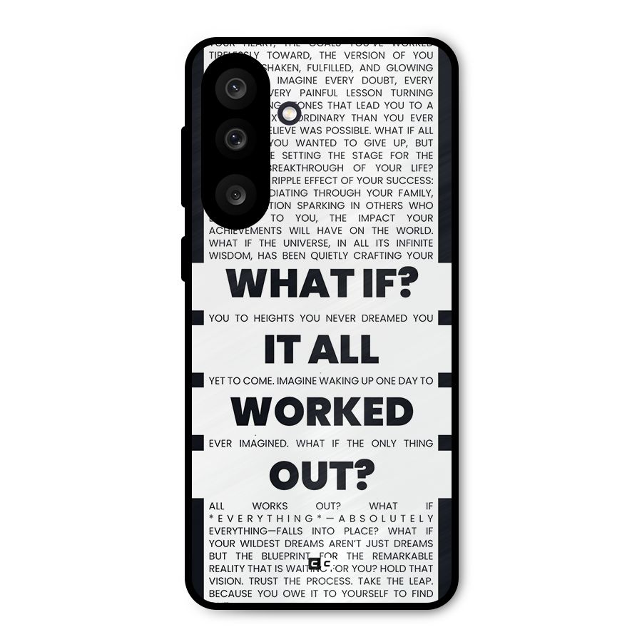 What If Metal Back Case for Galaxy M56