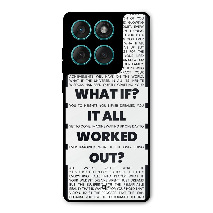 What If Metal Back Case for Motorola Edge 60 Fusion