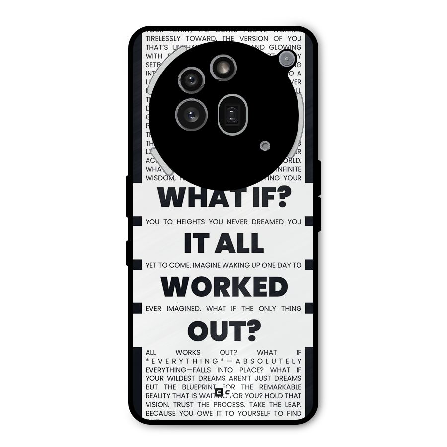 What If Metal Back Case for Nothing Phone 3a Pro