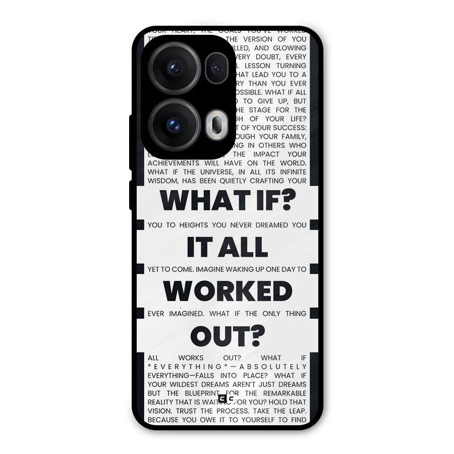 What If Metal Back Case for Oppo Reno13 Pro