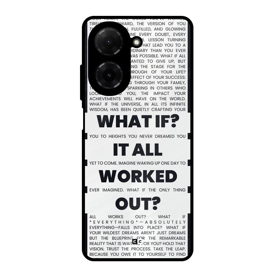 What If Metal Back Case for Redmi A5 4G