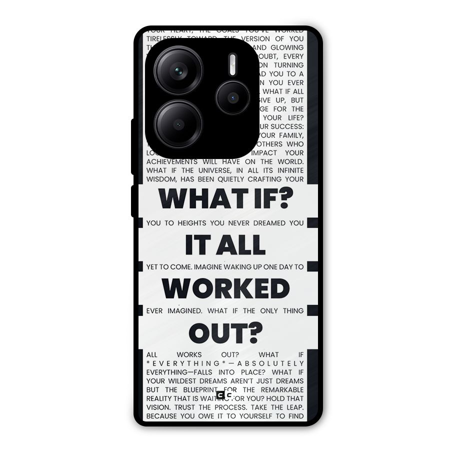 What If Metal Back Case for Redmi Note 14 5G