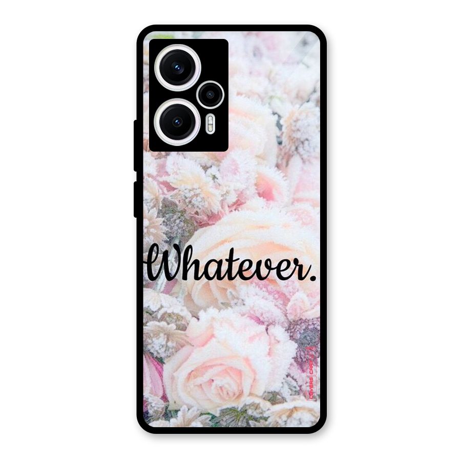 Whatever Glass Back Case for Poco F5