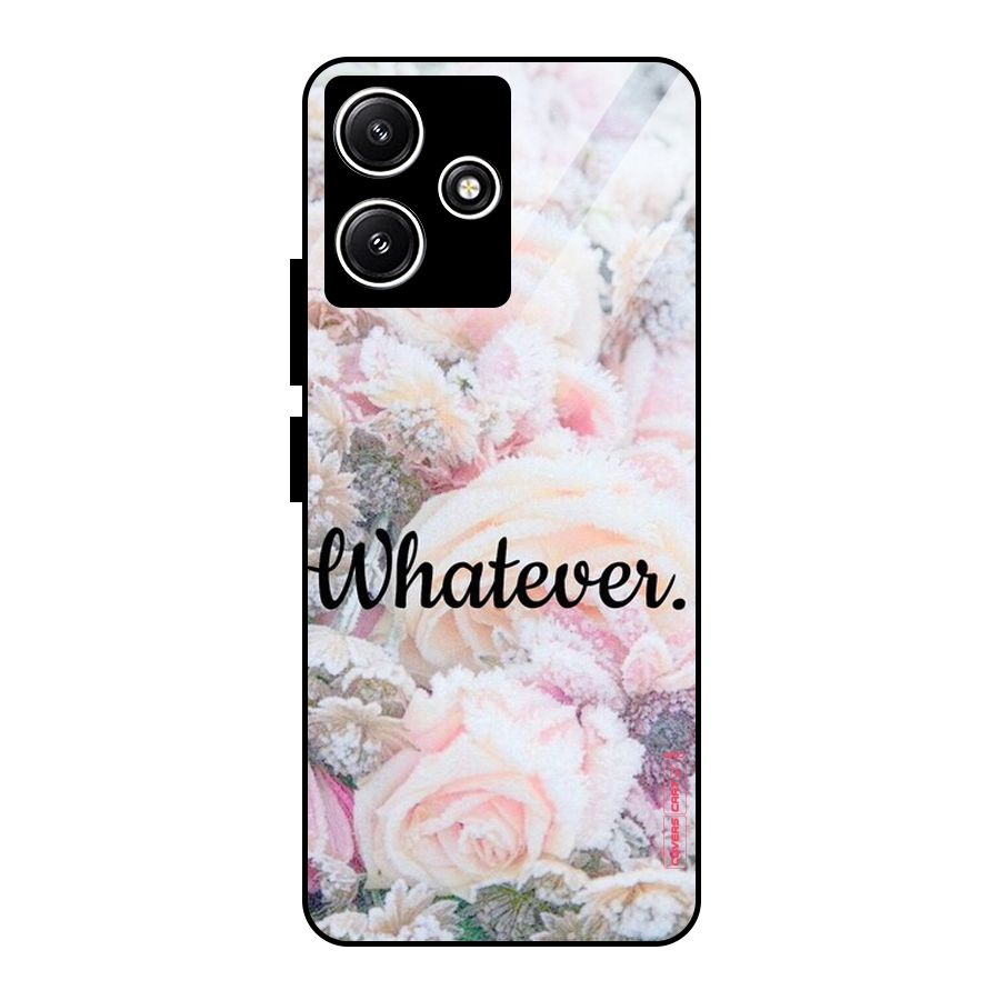 Whatever Glass Back Case for Poco M6 Pro