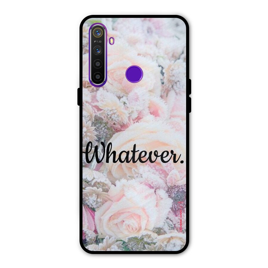 Whatever Glass Back Case for Realme 5s