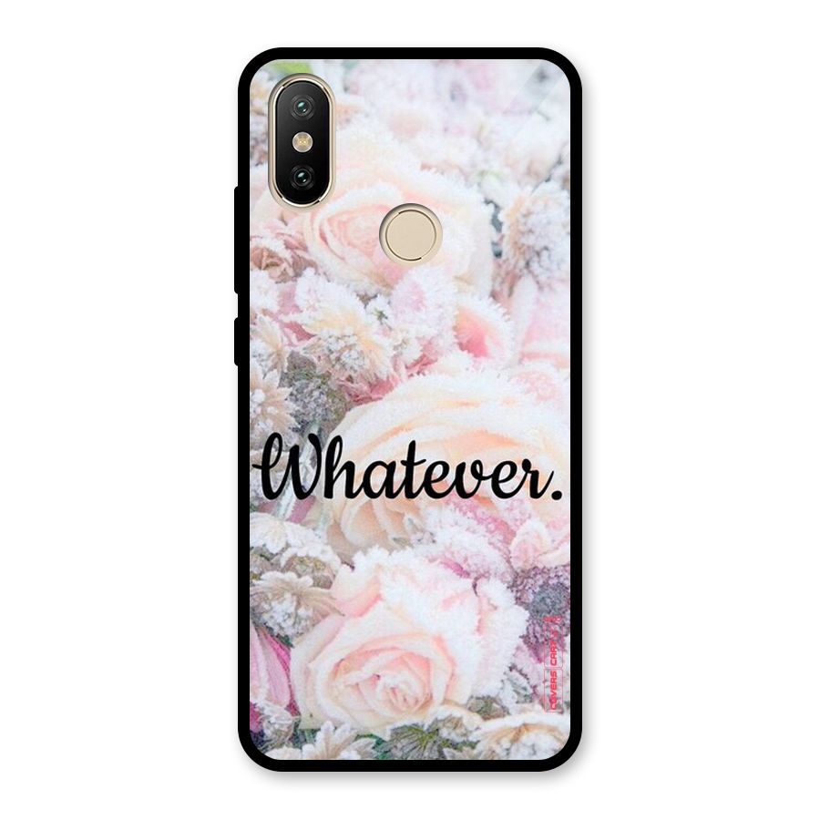 Whatever Glass Back Case for Redmi A2
