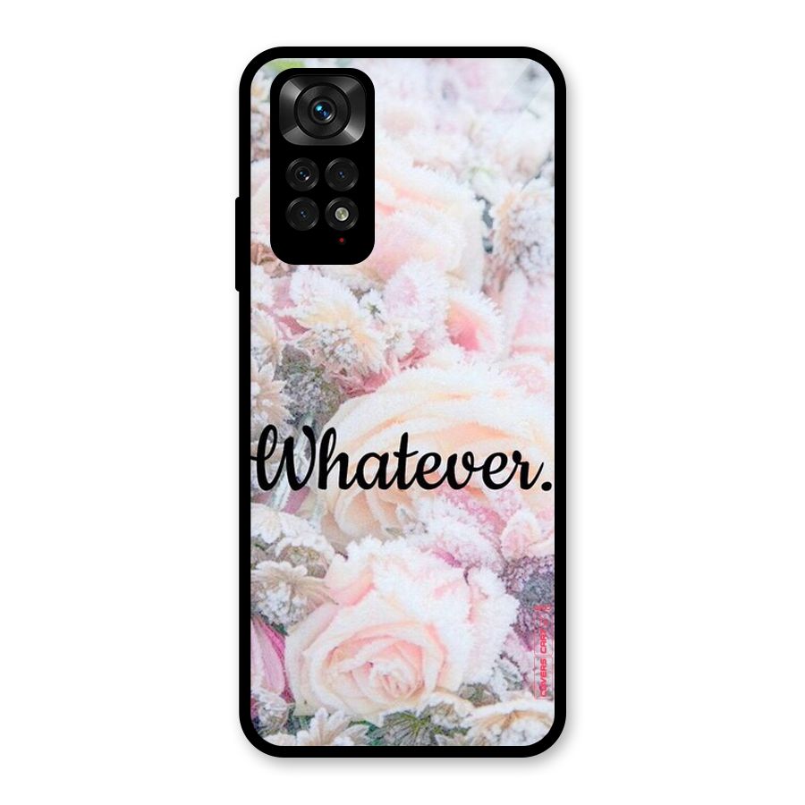 Whatever Glass Back Case for Redmi Note 11S