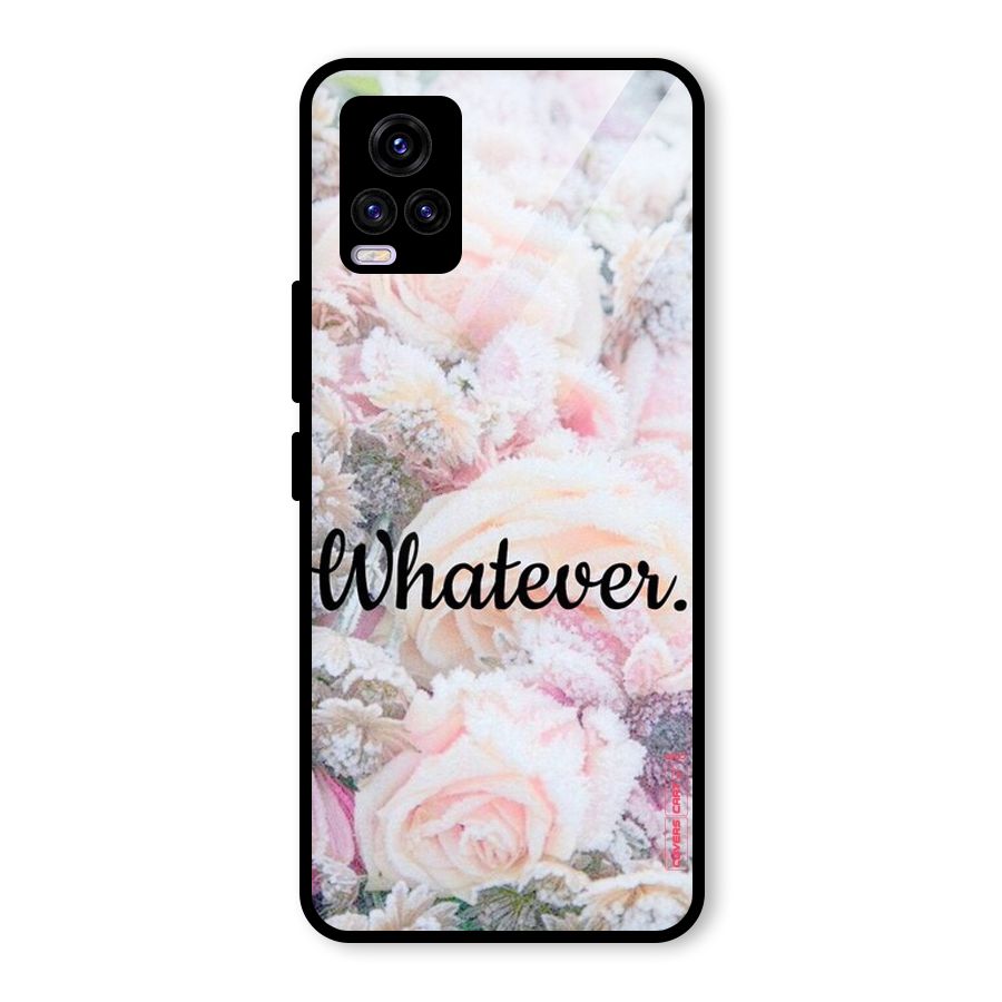 Whatever Glass Back Case for Vivo V20 2021