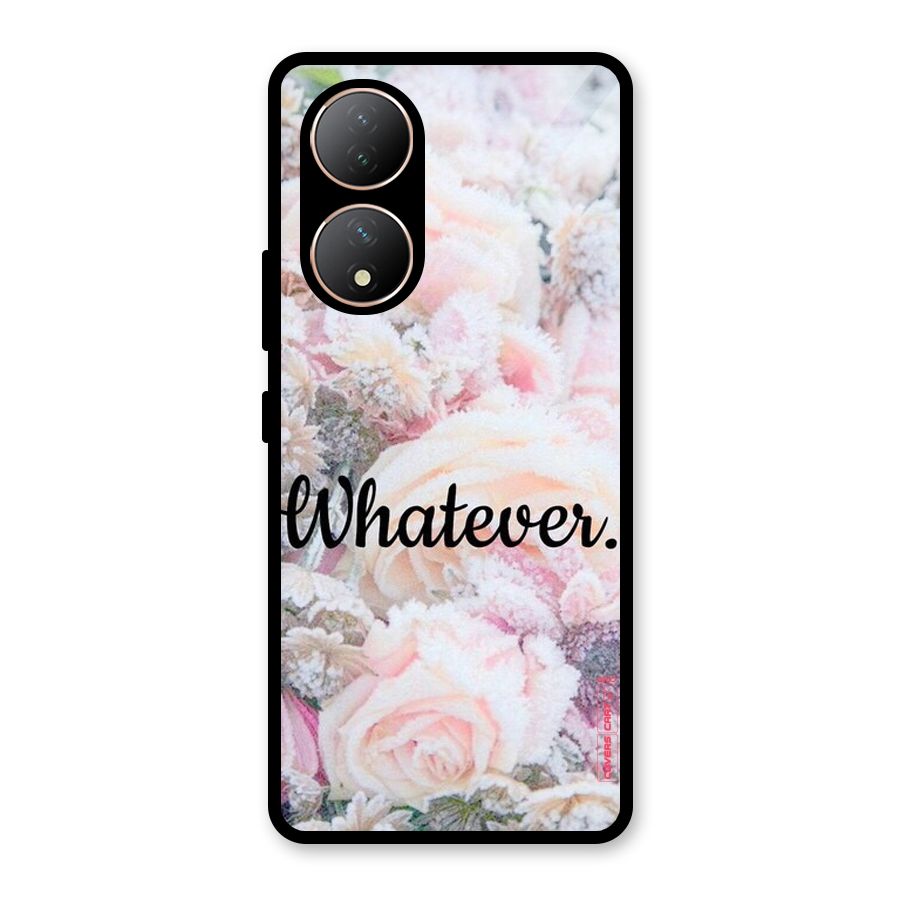 Whatever Glass Back Case for Vivo Y100A