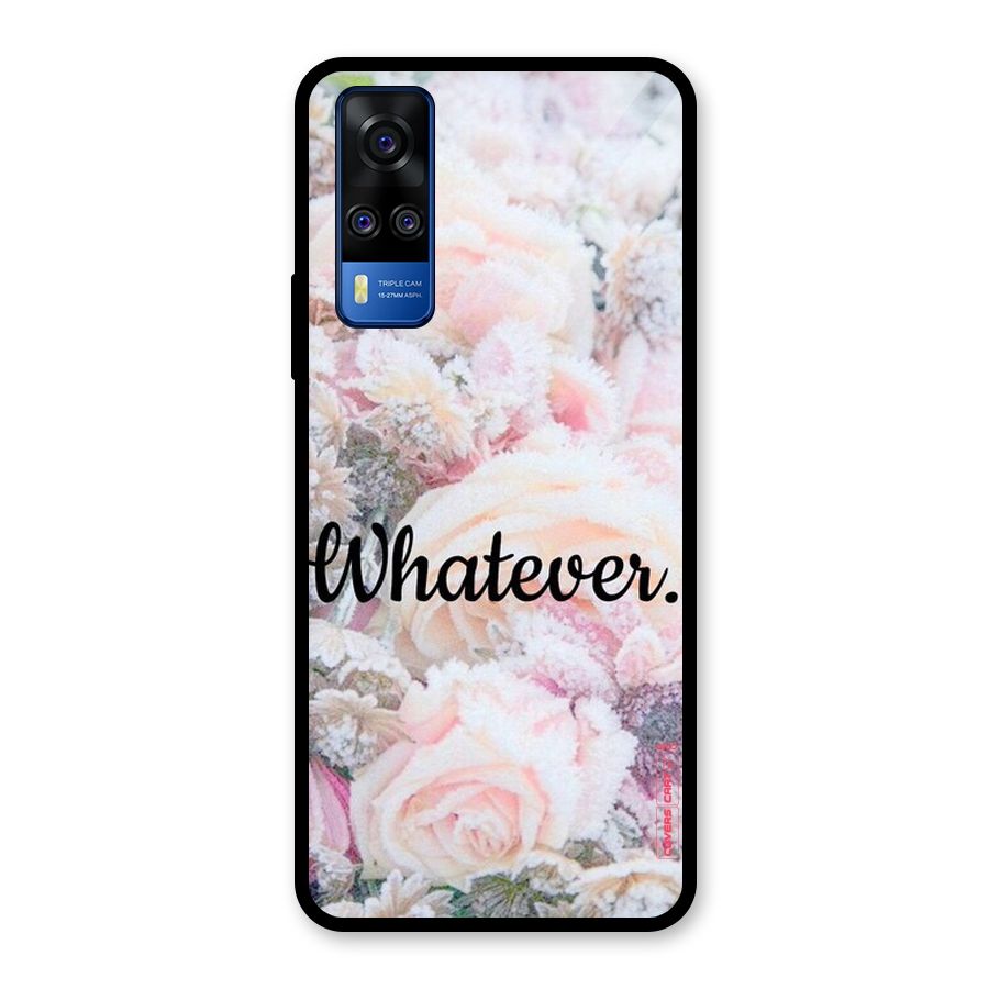 Whatever Glass Back Case for Vivo Y31