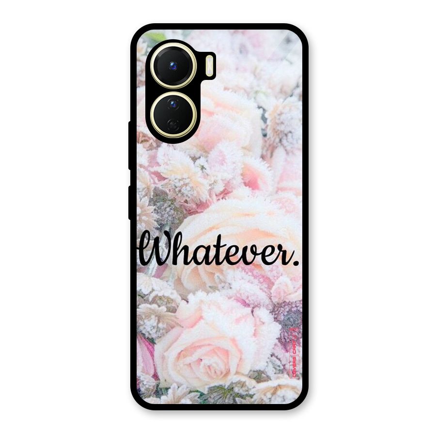 Whatever Glass Back Case for Vivo Y56