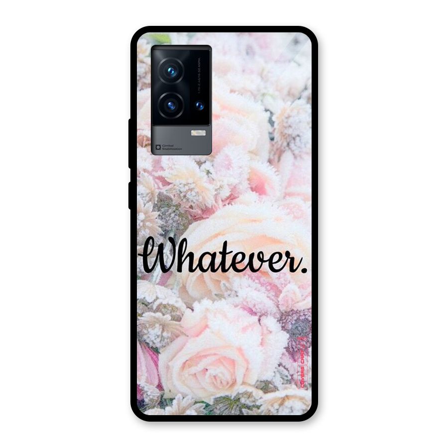Whatever Glass Back Case for iQOO 9 5G