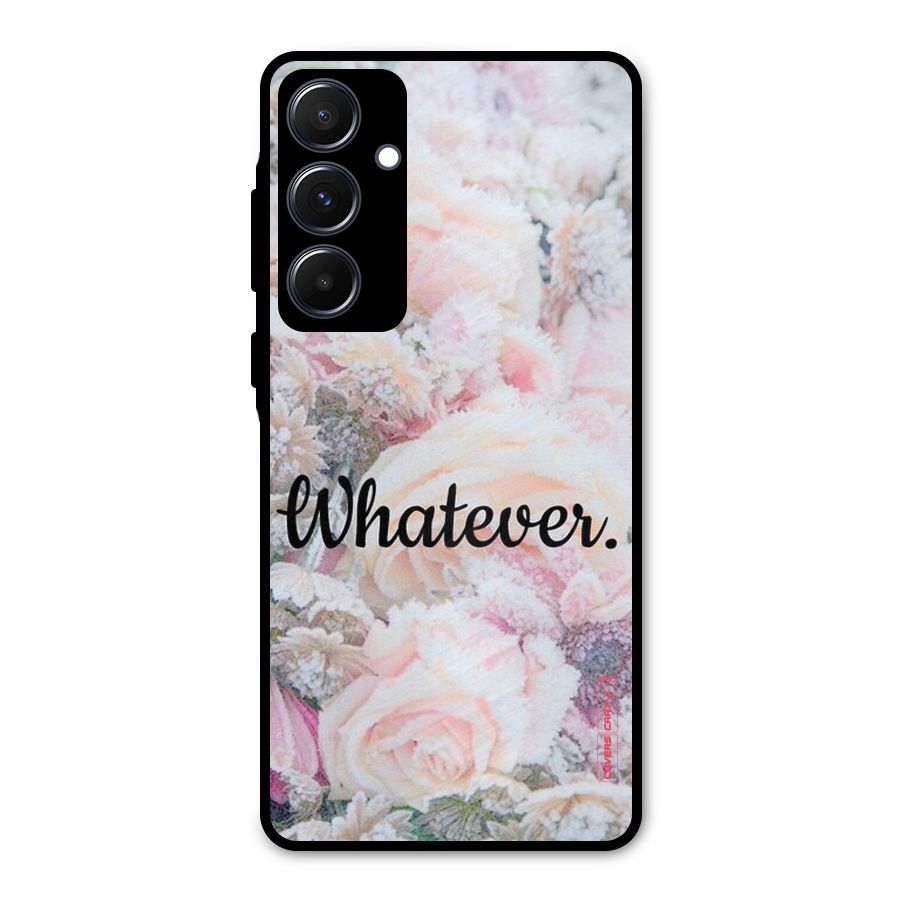 Whatever Metal Back Case for Galaxy A55