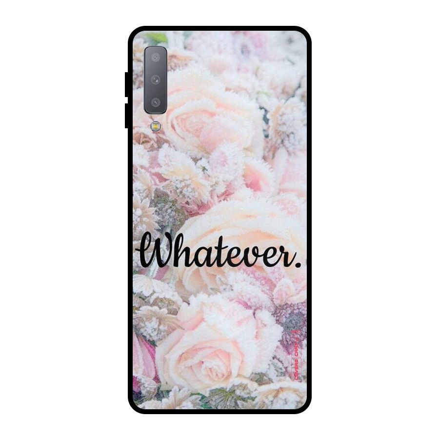 Whatever Metal Back Case for Galaxy A7 (2018)