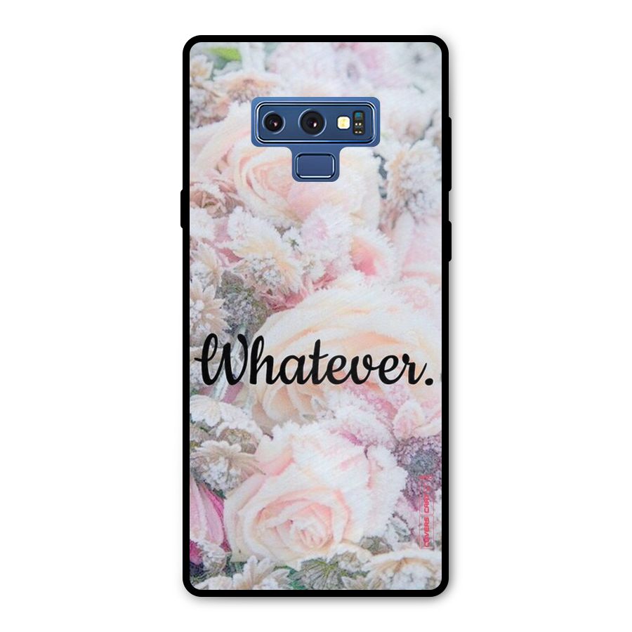 Whatever Metal Back Case for Galaxy Note 9