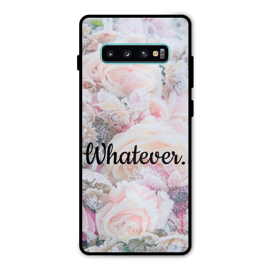 Whatever Metal Back Case for Galaxy S10 Plus