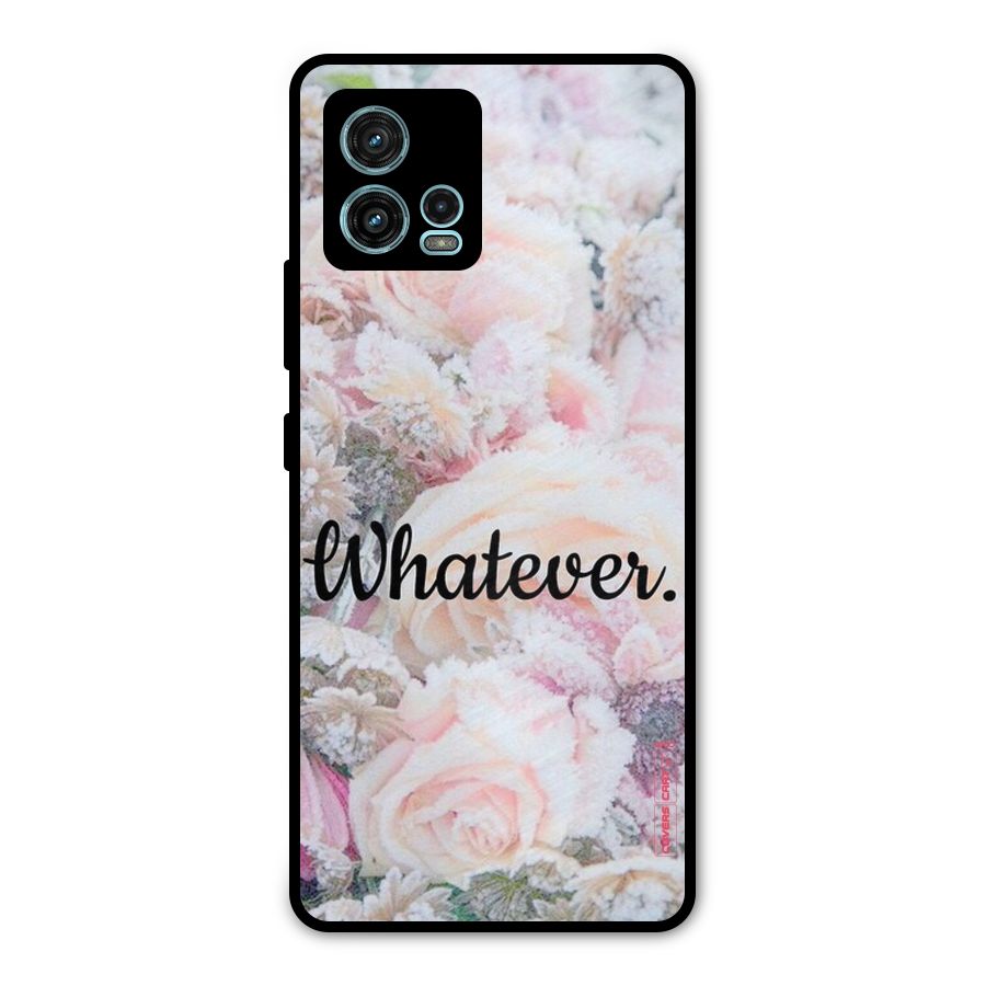 Whatever Metal Back Case for Moto G72