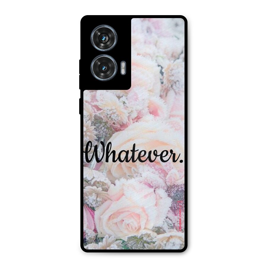 Whatever Metal Back Case for Motorola Edge 50 Fusion